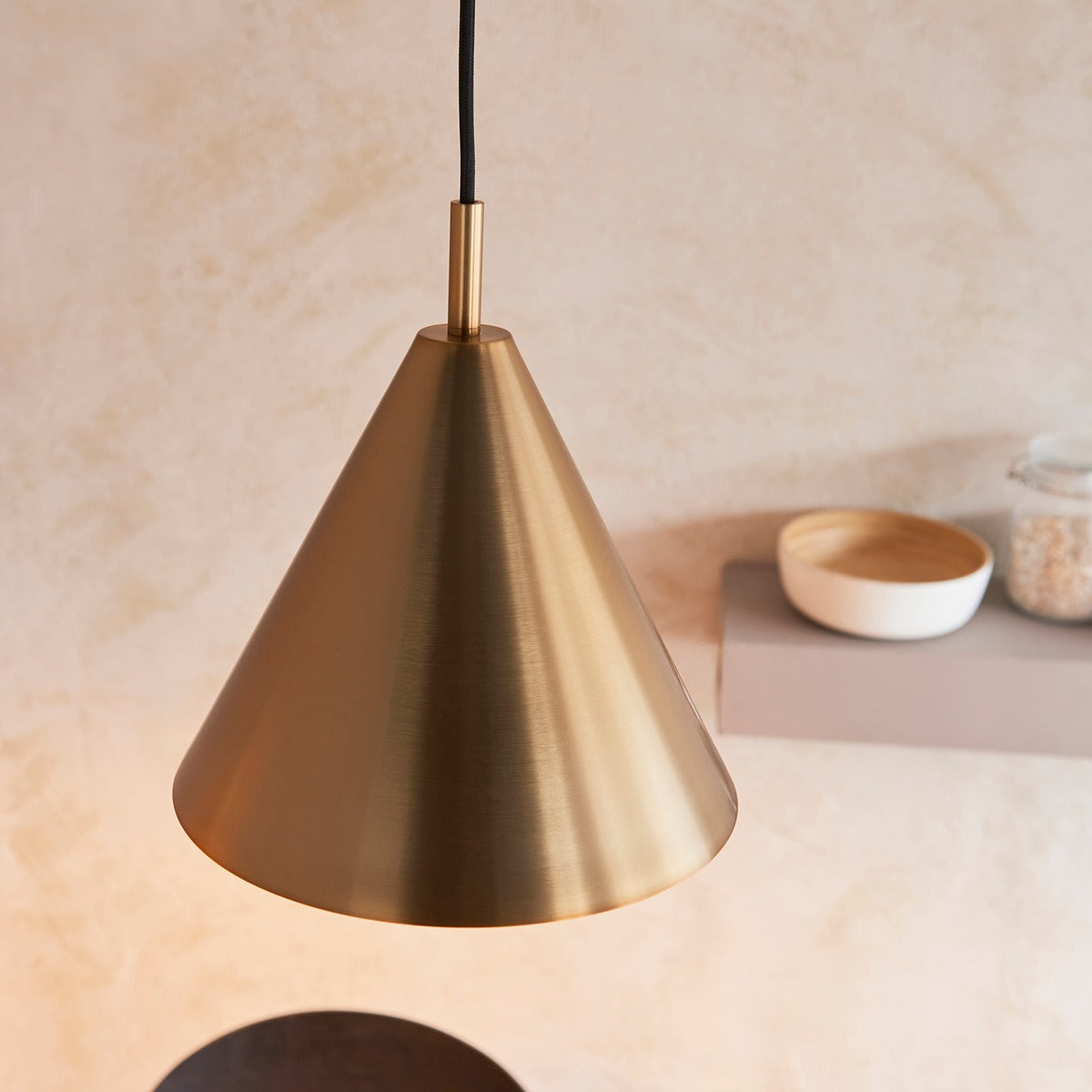 Cape Pendant Light - Antique Brass