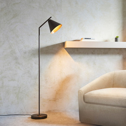 Cape Floor Lamp - Antique Bronze