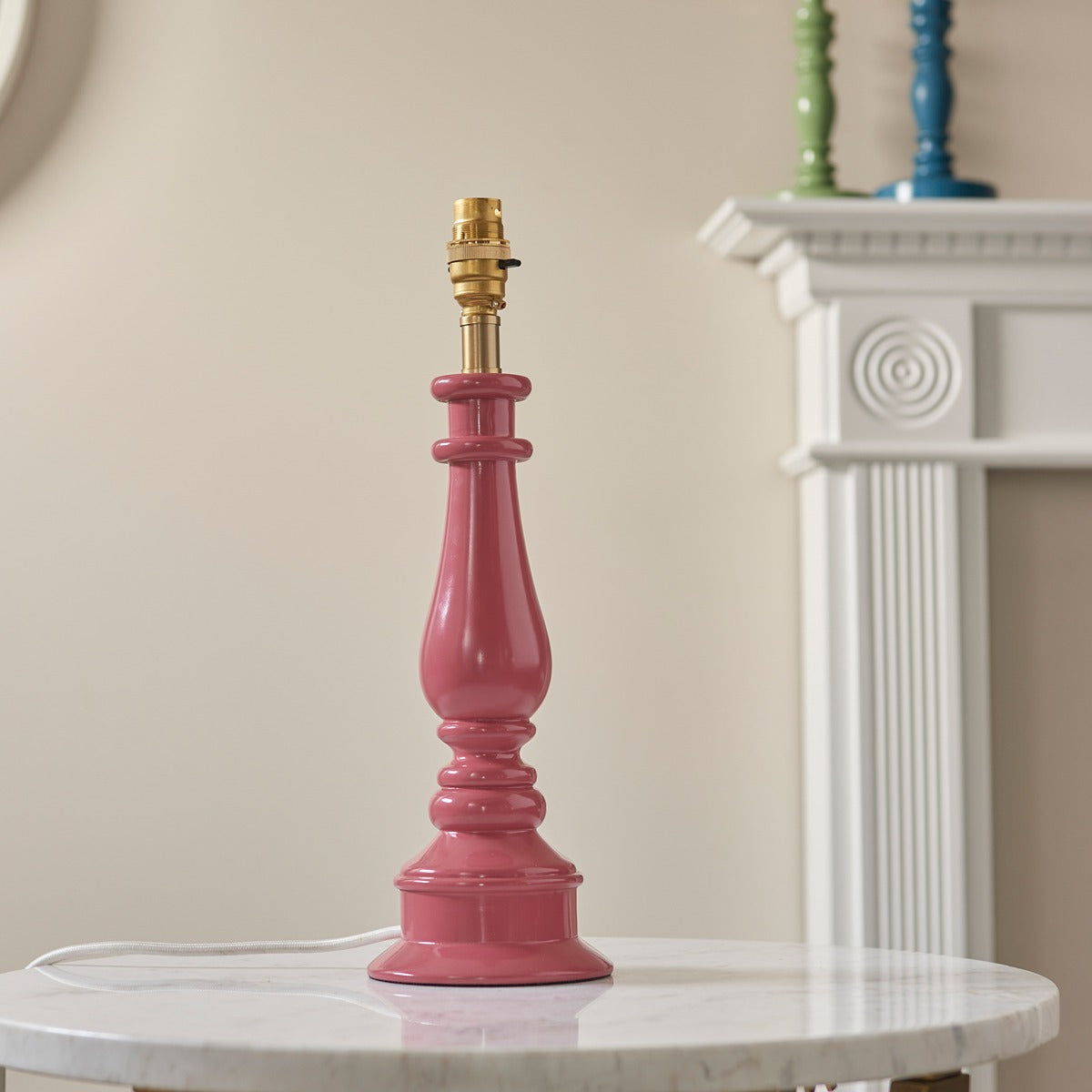 Laurel Table Lamp - Pink Clay