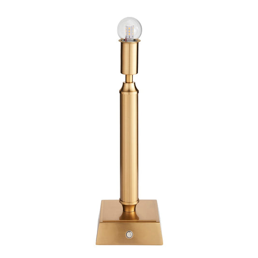 Bridgeton Rechargeable Table Lamp - Aged Brass