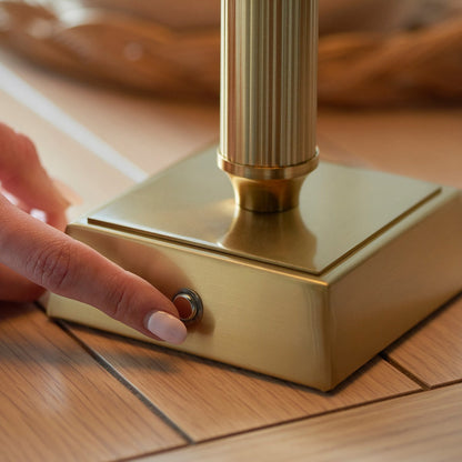 Bridgeton Rechargeable Table Lamp - Aged Brass