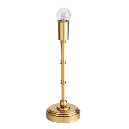 Barlow Rechargeable Table Lamp - Brushed Aged Brass