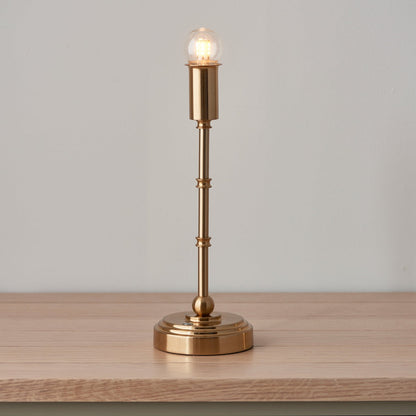 Barlow Rechargeable Table Lamp - Brushed Aged Brass
