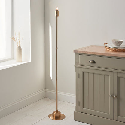 Barlow Rechargeable Floor Lamp - Brushed Aged Brass