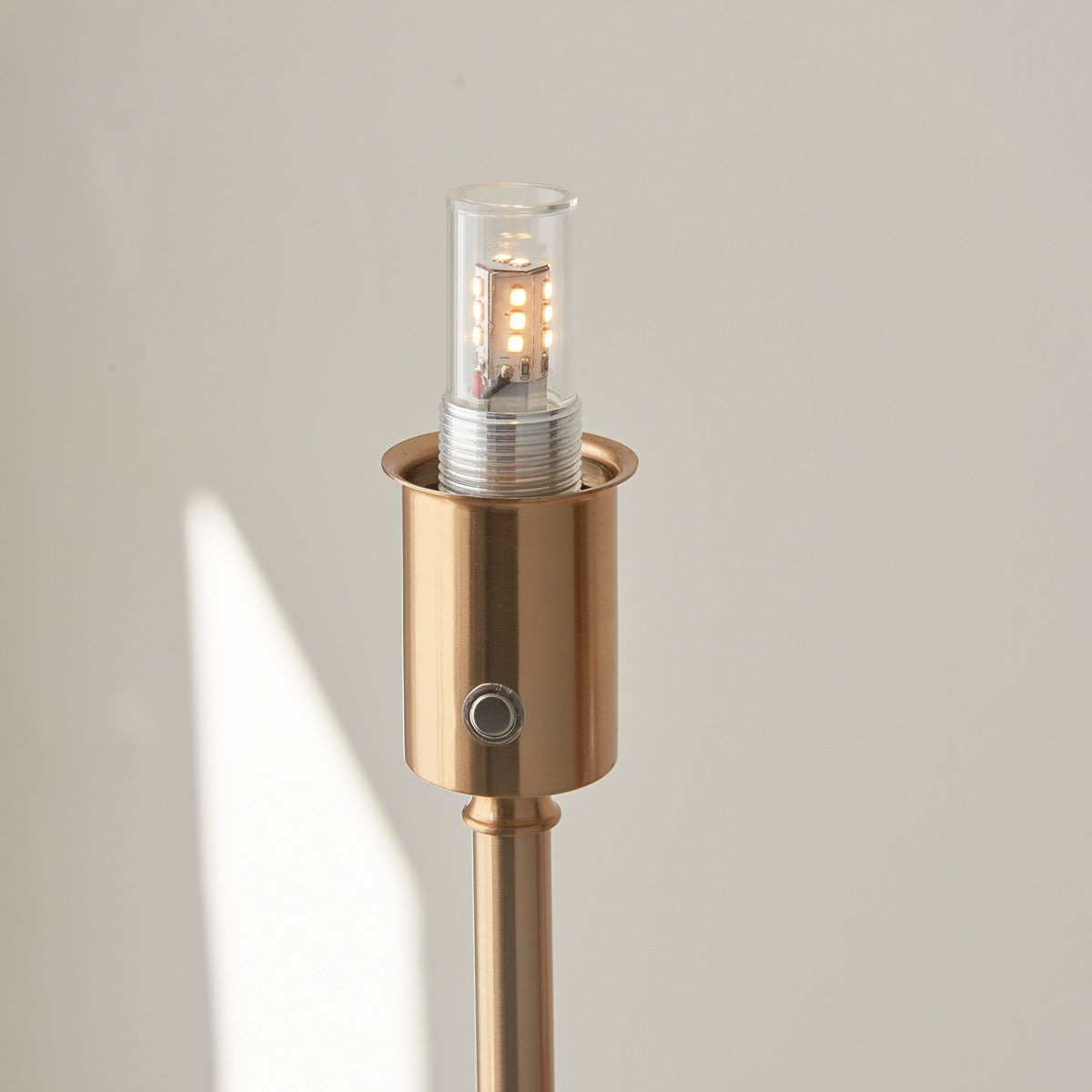 Barlow Rechargeable Floor Lamp - Brushed Aged Brass