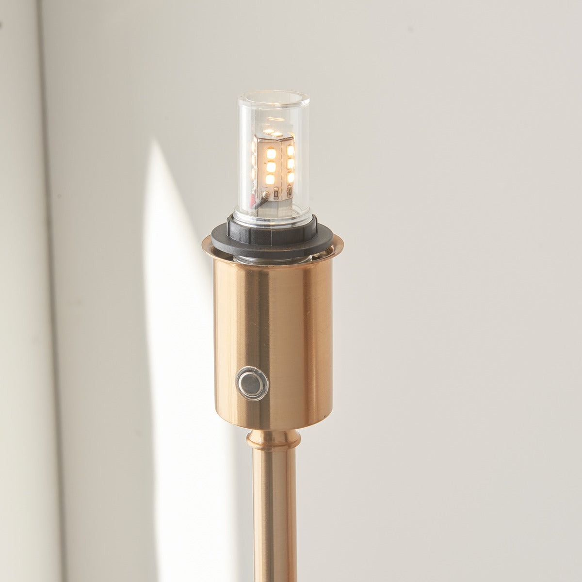 Barlow Rechargeable Floor Lamp - Brushed Aged Brass