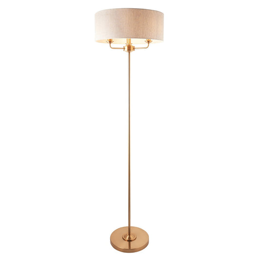 Hiden Floor Lamp - Vintage Brass