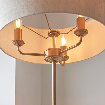 Hiden Floor Lamp - Vintage Brass