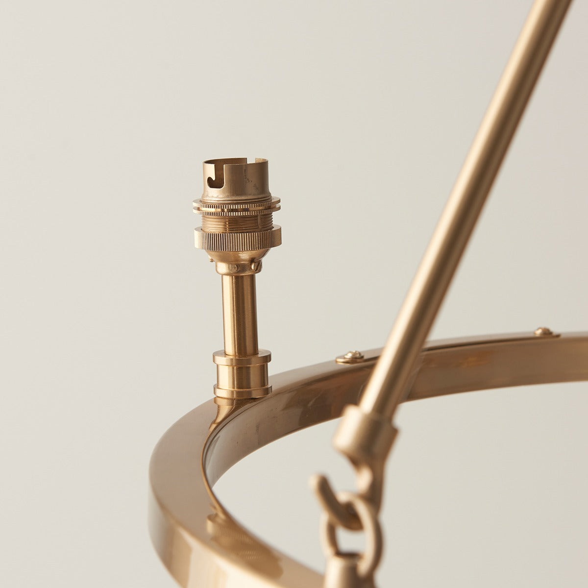 Chessington 3 Light Pendant Light - Brushed Aged Brass