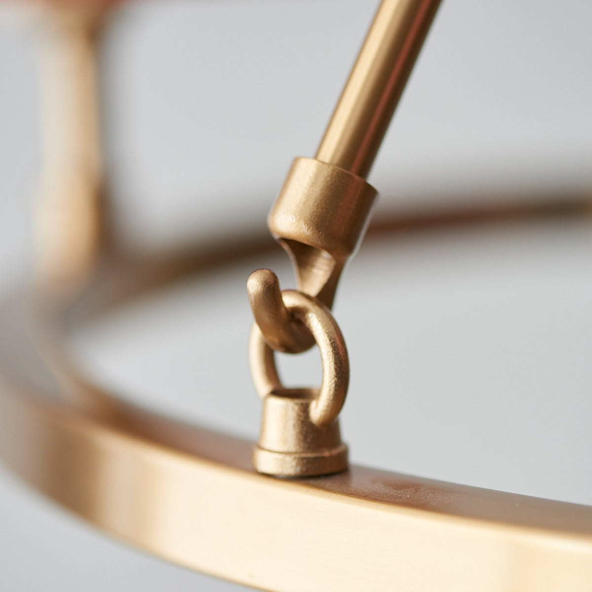 Chessington 3 Light Pendant Light - Brushed Aged Brass