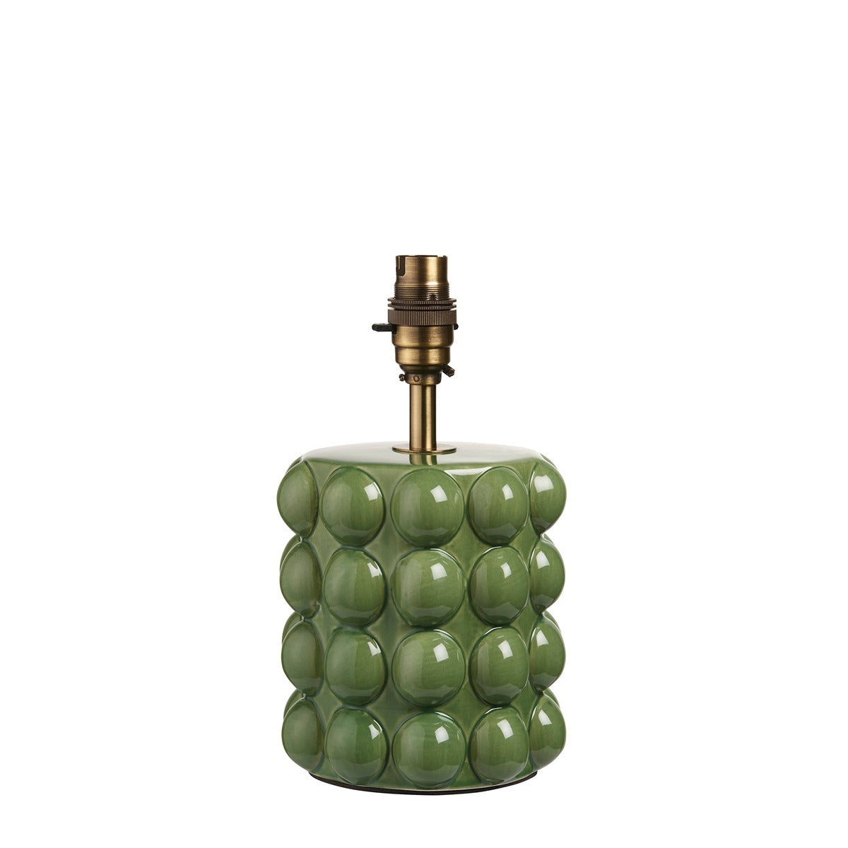 Bubble Table Lamp - Olive Green Glaze