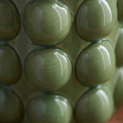 Bubble Table Lamp - Olive Green Glaze