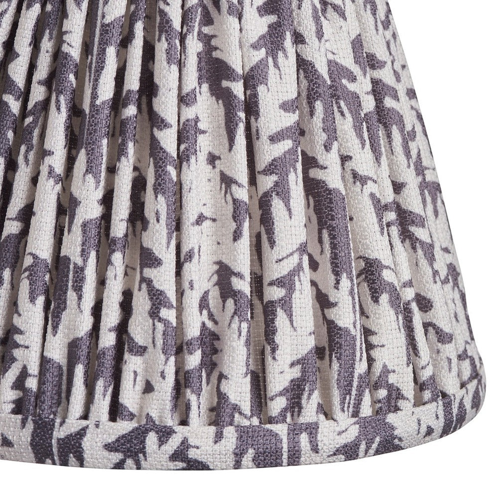 Leaf Shade 16cm - Pearl Grey Fabric