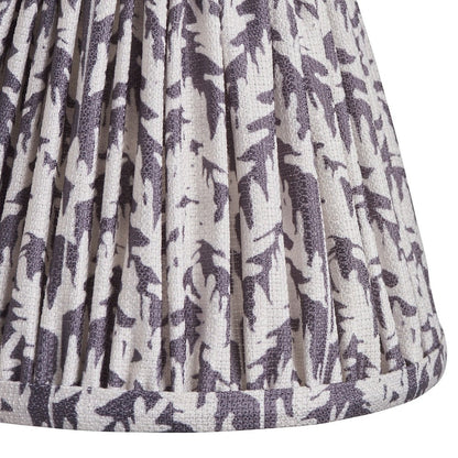 Leaf Shade 16cm - Pearl Grey Fabric