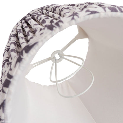 Leaf Shade 16cm - Pearl Grey Fabric