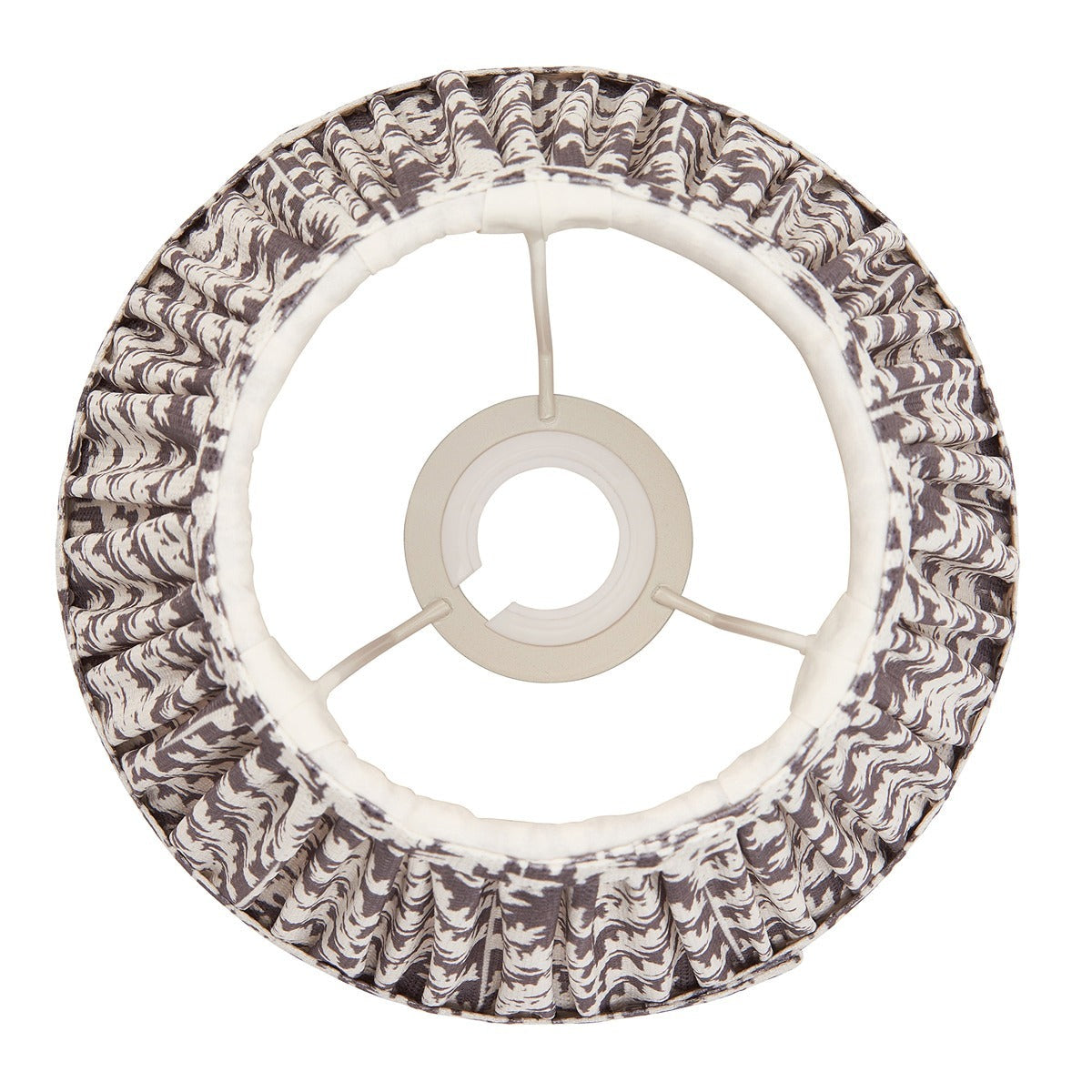 Leaf Shade 20cm - Pearl Grey Fabric