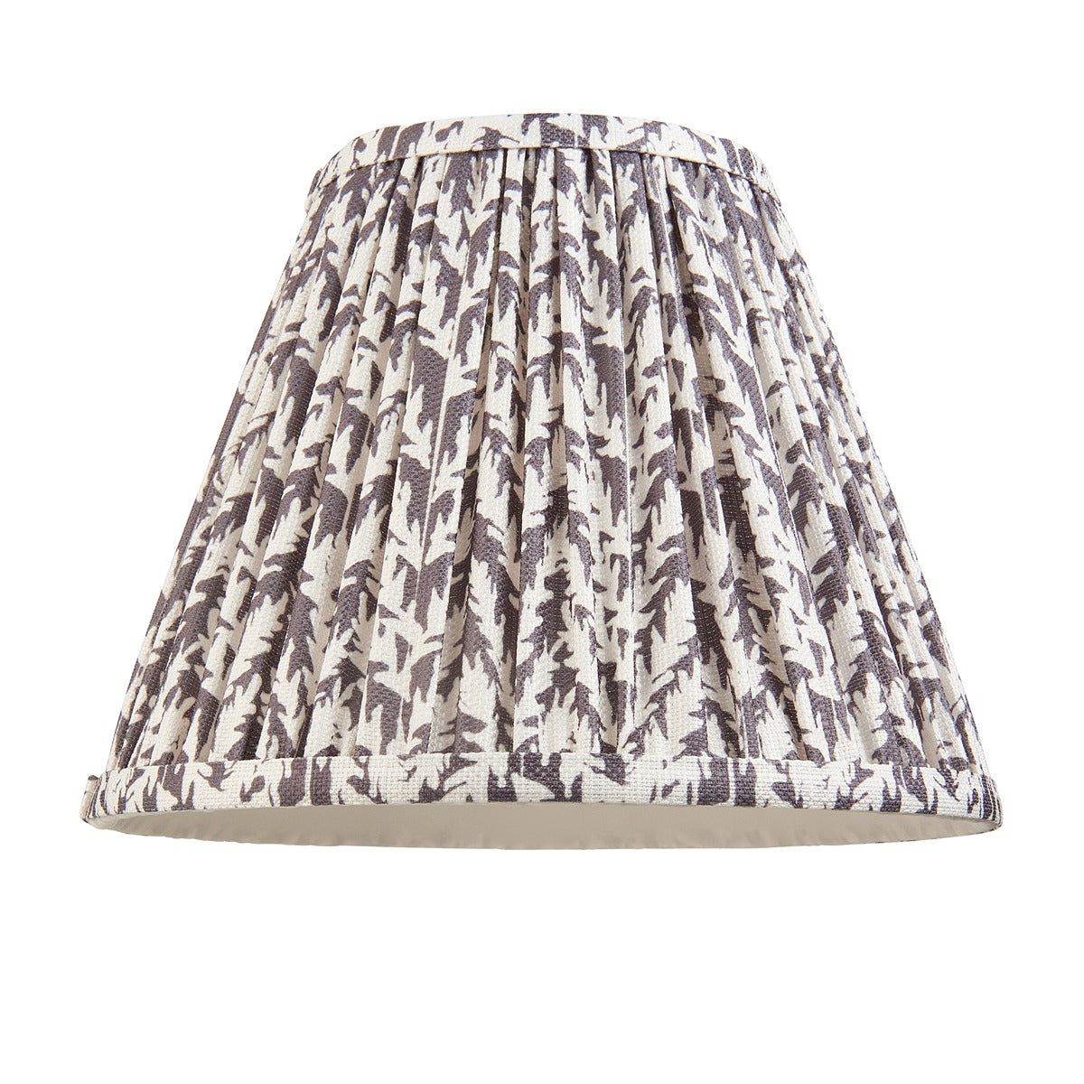 Leaf Shade 25cm - Pearl Grey Fabric