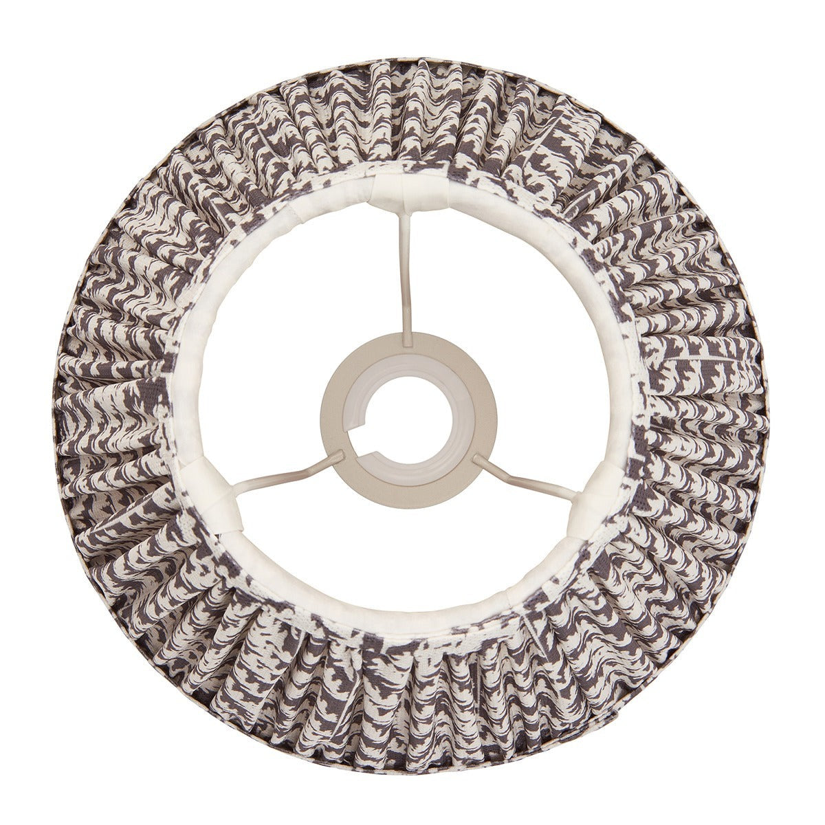 Leaf Shade 25cm - Pearl Grey Fabric