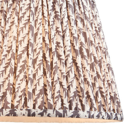 Leaf Shade 35cm - Pearl Grey Fabric