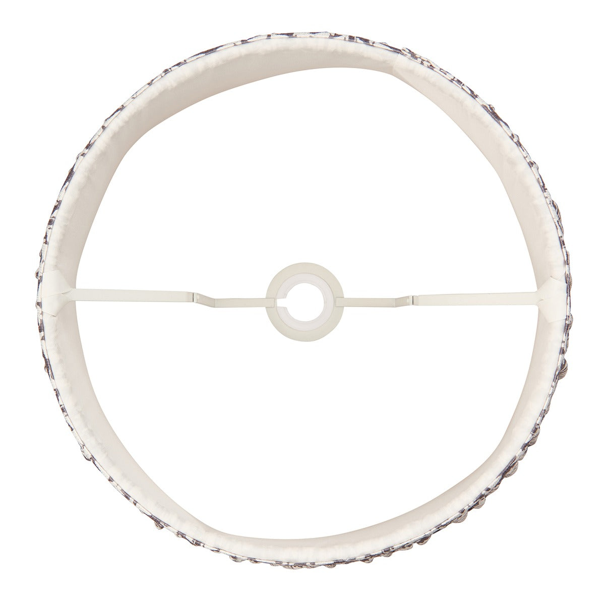 Leaf Shade 35cm - Pearl Grey Fabric