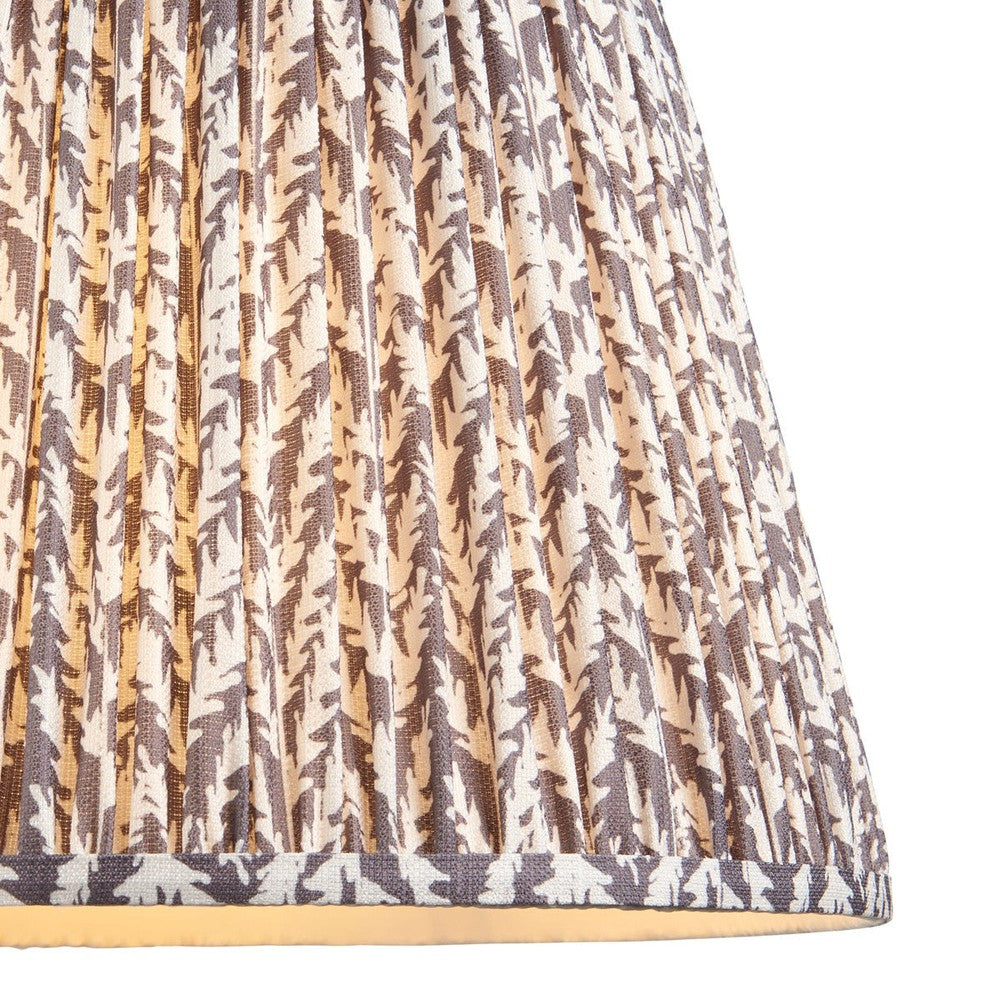 Leaf Shade 40cm - Pearl Grey Fabric