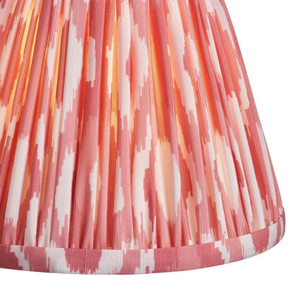 Ikat Shade 16cm - Coral Pink Fabric