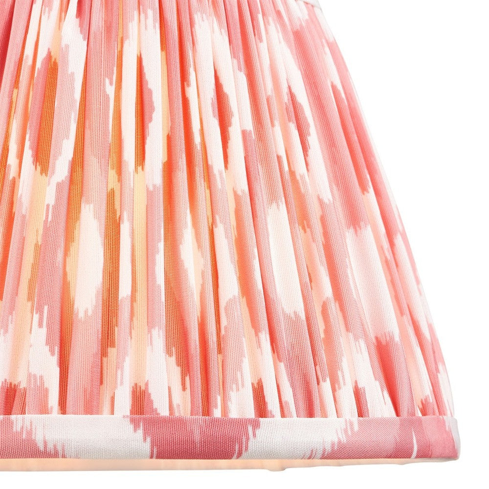 Ikat Shade 20cm - Coral Pink Fabric