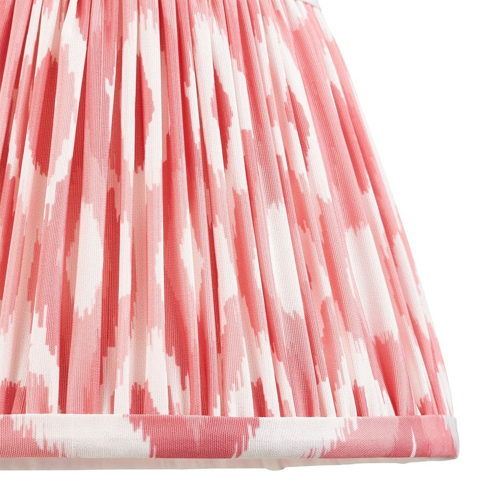 Ikat Shade 20cm - Coral Pink Fabric
