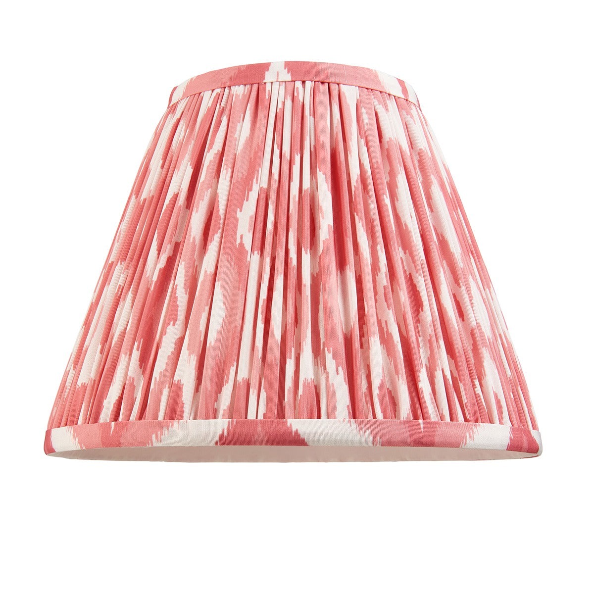 Ikat Shade 25cm - Coral Pink Fabric