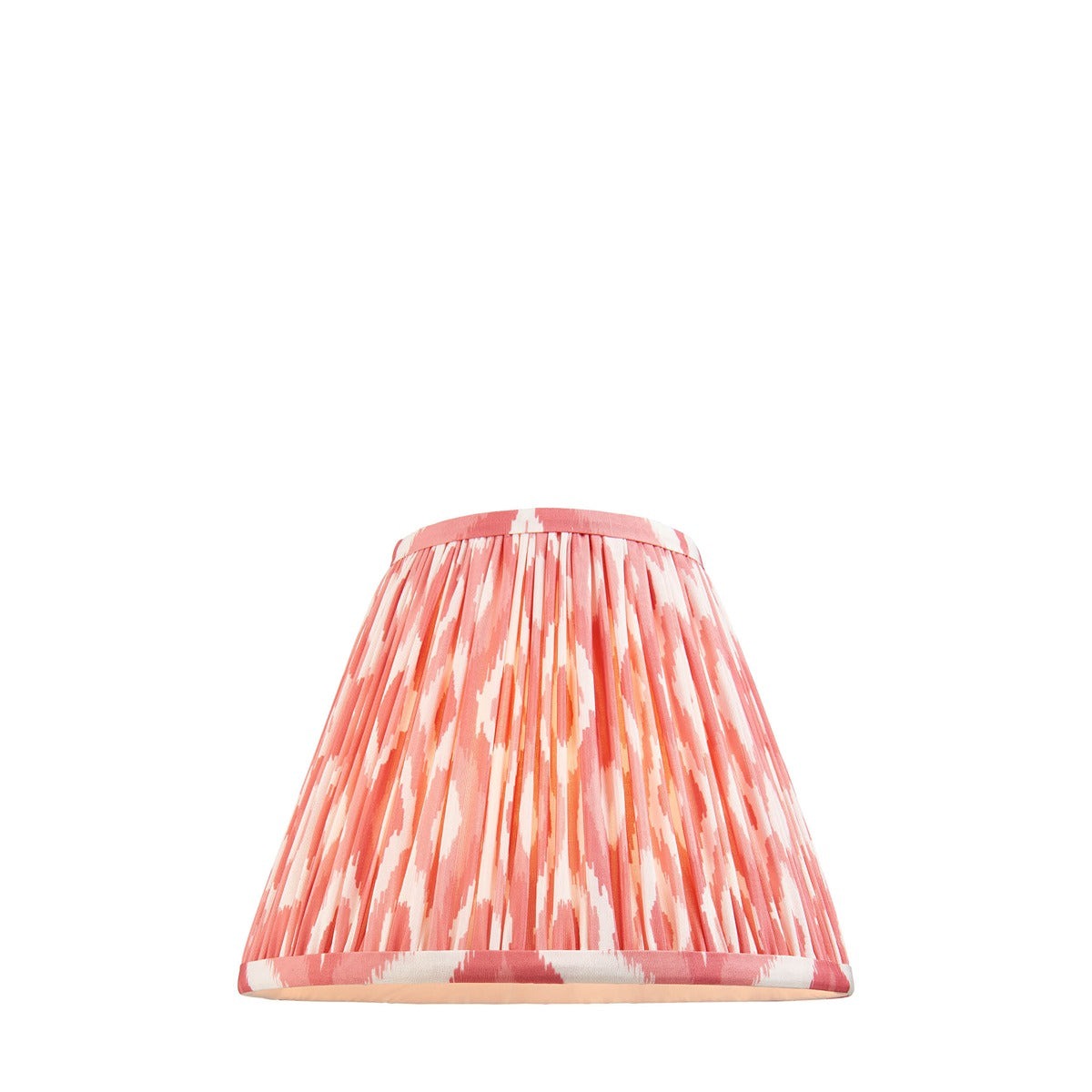 Ikat Shade 25cm - Coral Pink Fabric