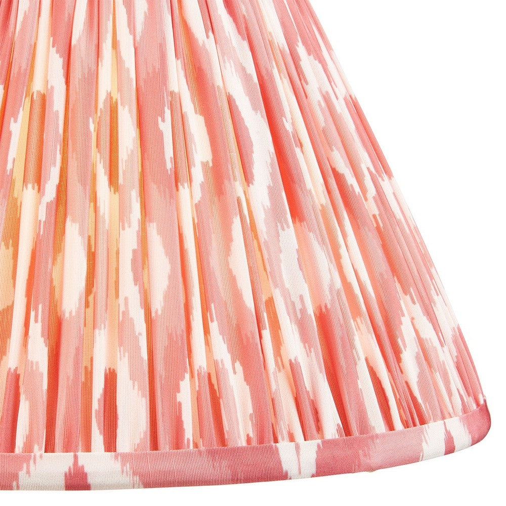 Ikat Shade 30cm - Coral Pink Fabric