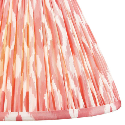 Ikat Shade 30cm - Coral Pink Fabric