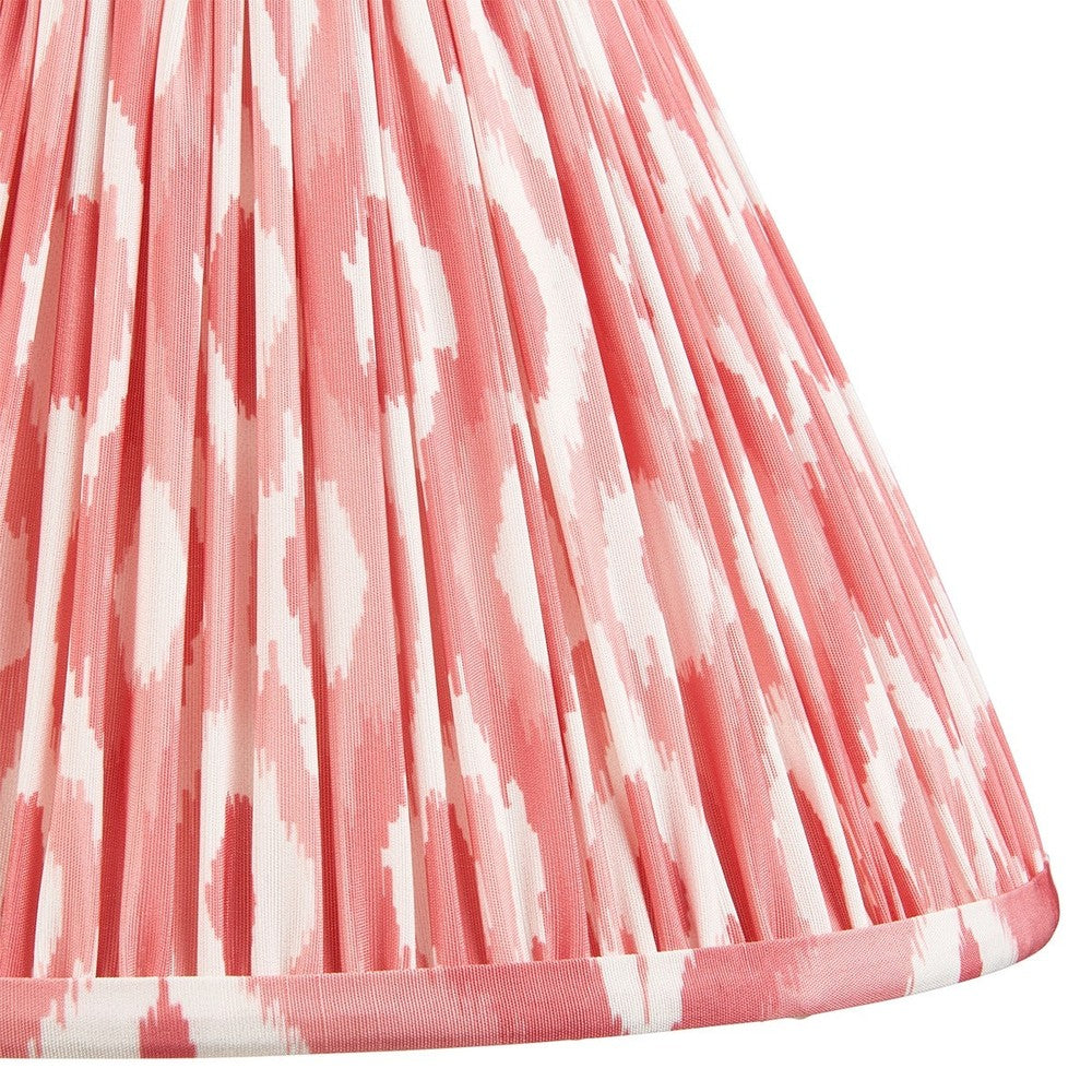 Ikat Shade 30cm - Coral Pink Fabric