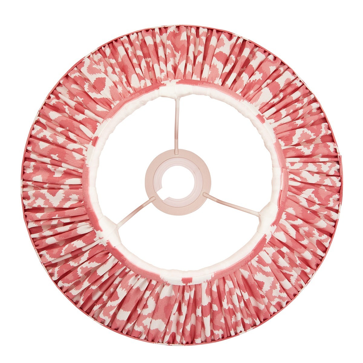 Ikat Shade 30cm - Coral Pink Fabric