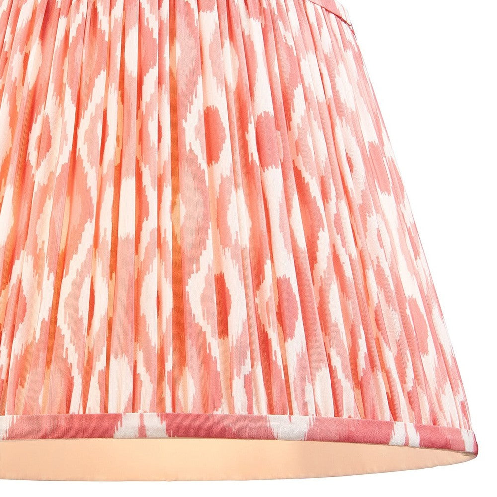 Ikat Shade 40cm - Coral Pink Fabric