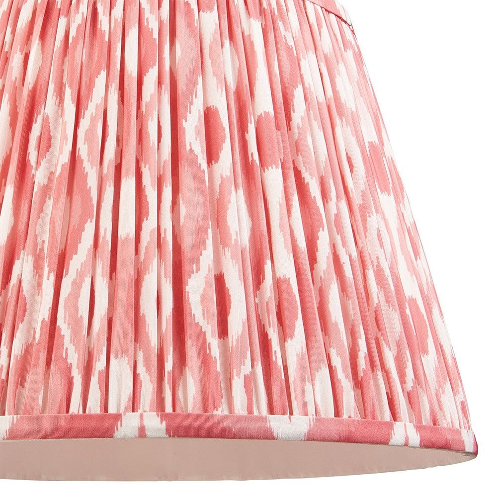 Ikat Shade 40cm - Coral Pink Fabric