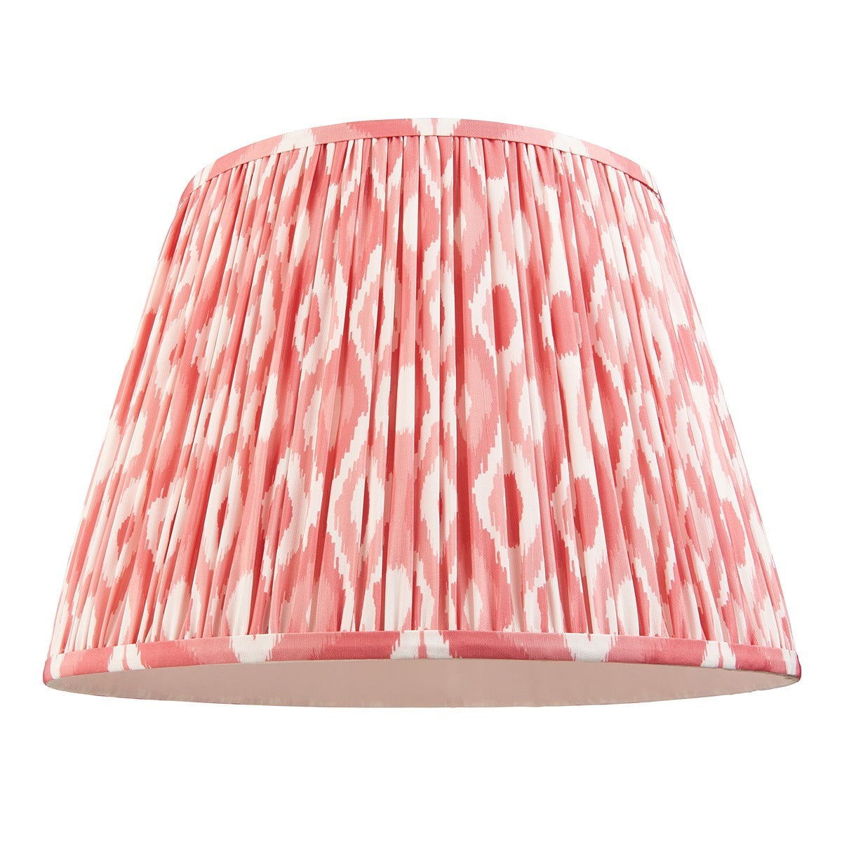Ikat Shade 40cm - Coral Pink Fabric