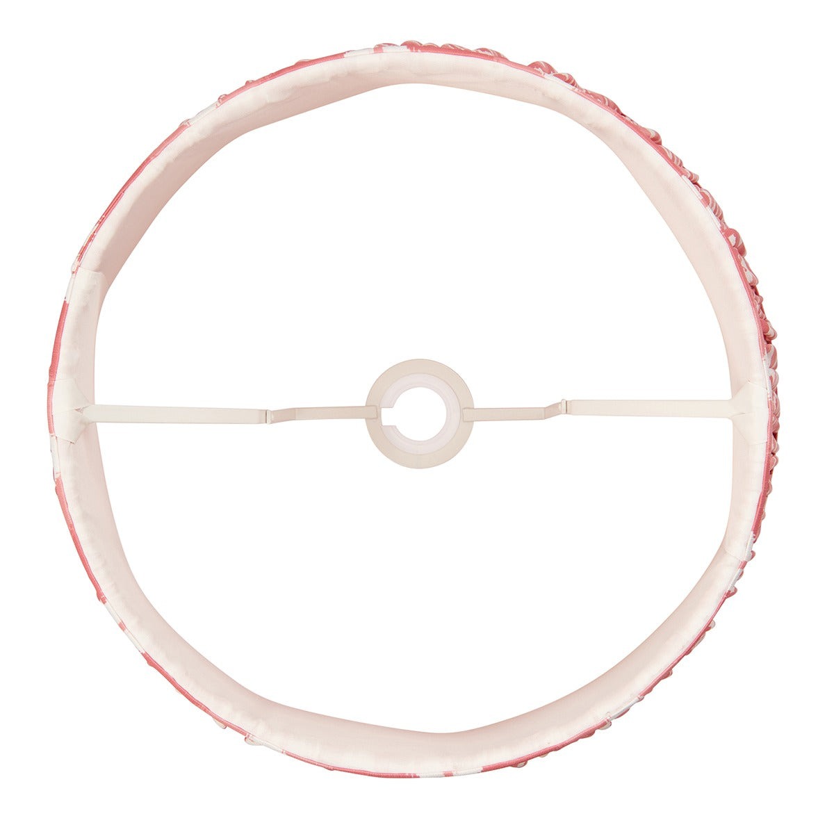 Ikat Shade 40cm - Coral Pink Fabric
