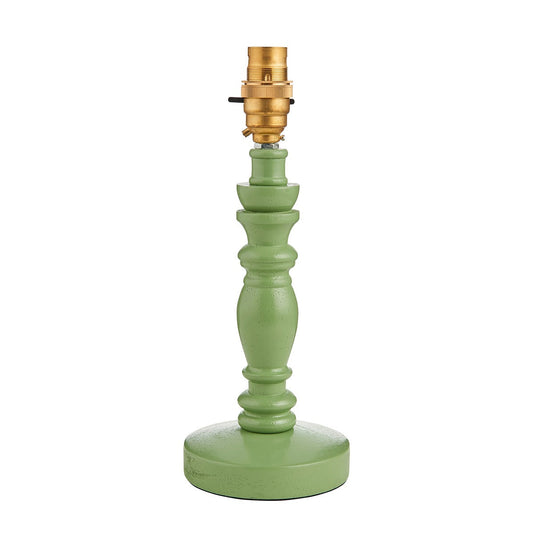 Barley Table Lamp - Satin Cotswold Green Paint