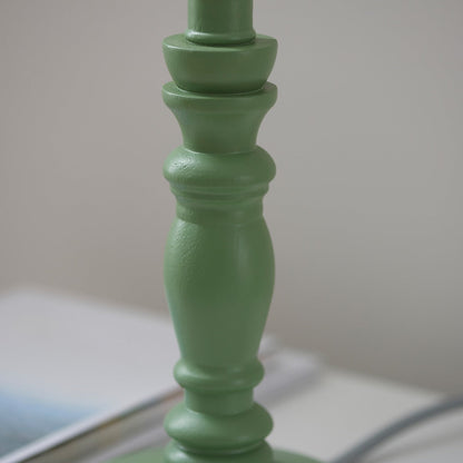 Barley Table Lamp - Satin Cotswold Green Paint