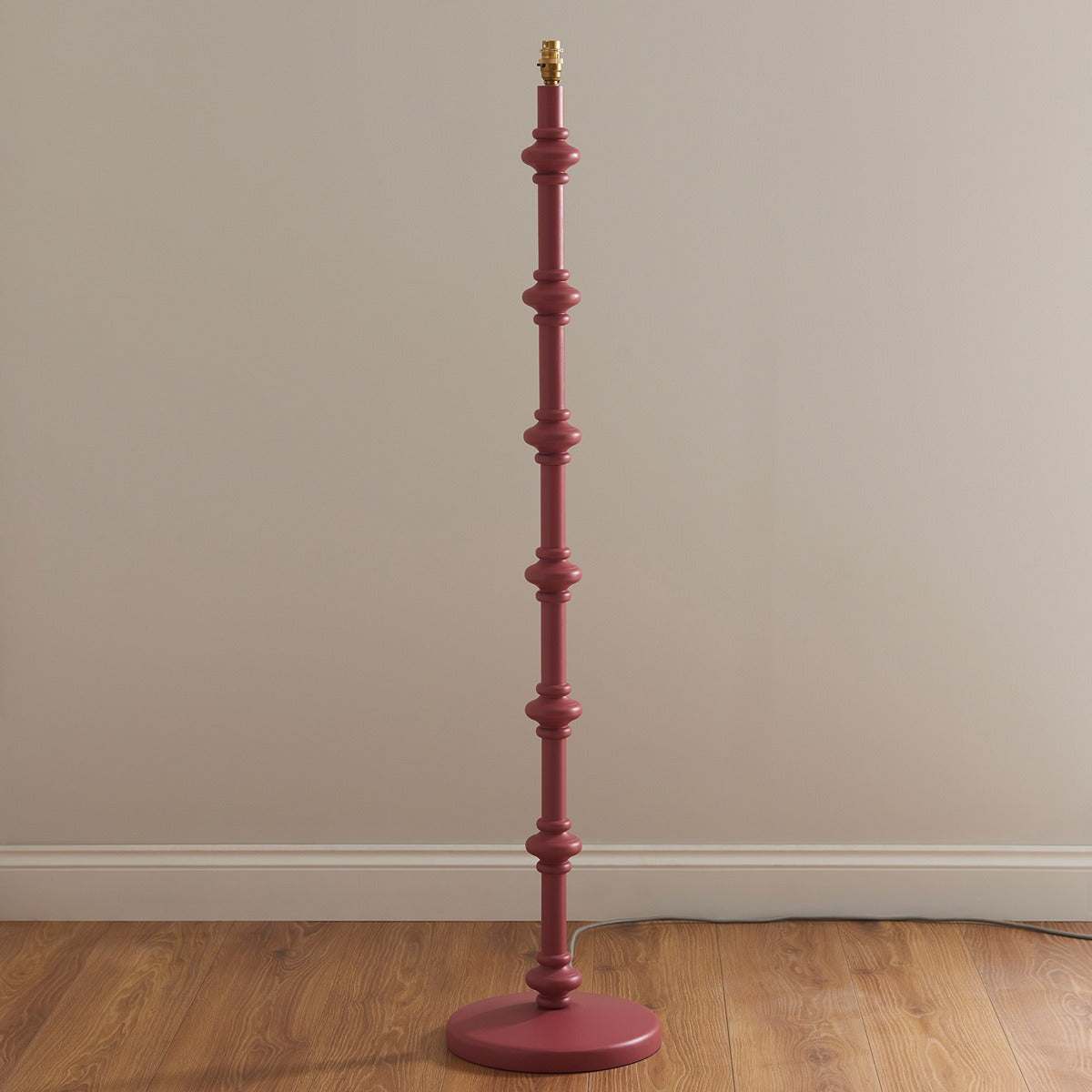 Aldeby Floor Light - Satin Pink Clay Paint