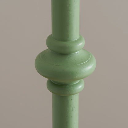 Aldeby Floor Light - Satin Cotswold Green Paint