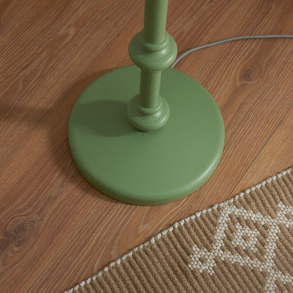Aldeby Floor Light - Satin Cotswold Green Paint