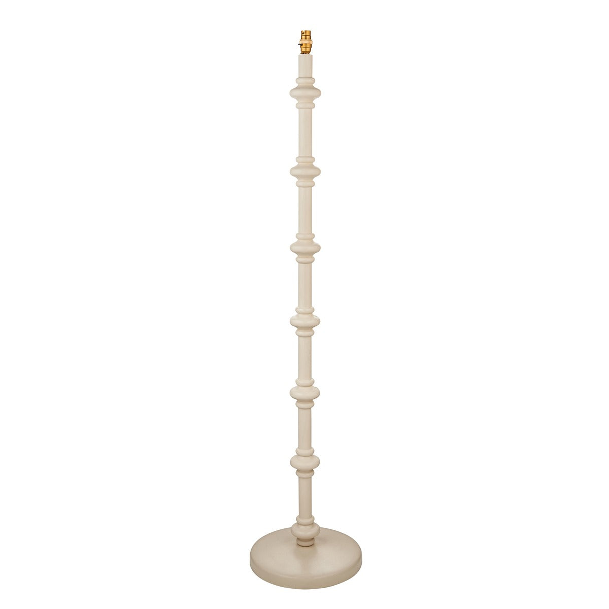 Aldeby Floor Light - Satin Almond White Paint