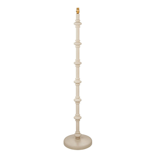 Aldeby Floor Light - Satin Almond White Paint