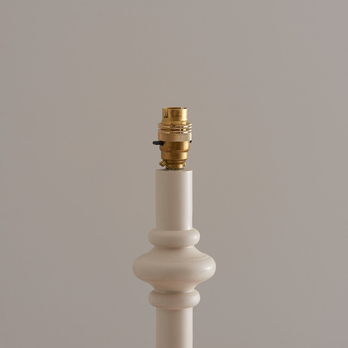 Aldeby Floor Light - Satin Almond White Paint