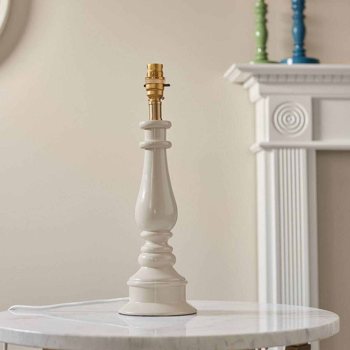 Laurel Table Lamp - Almond White