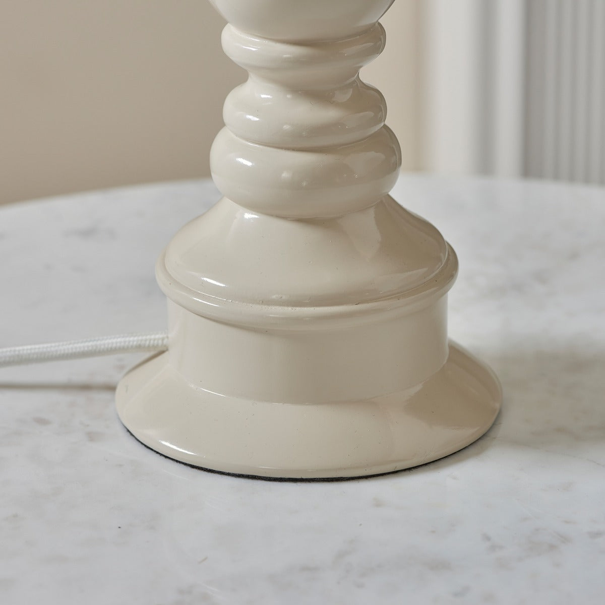 Laurel Table Lamp - Almond White