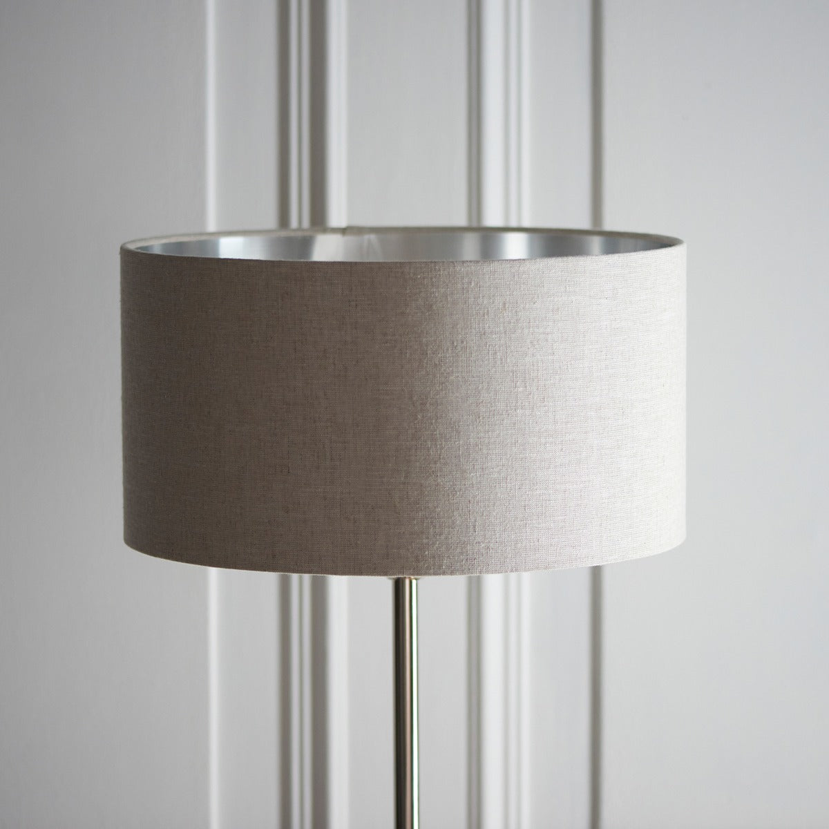 Hiden Floor Lamp - Brushed Chrome