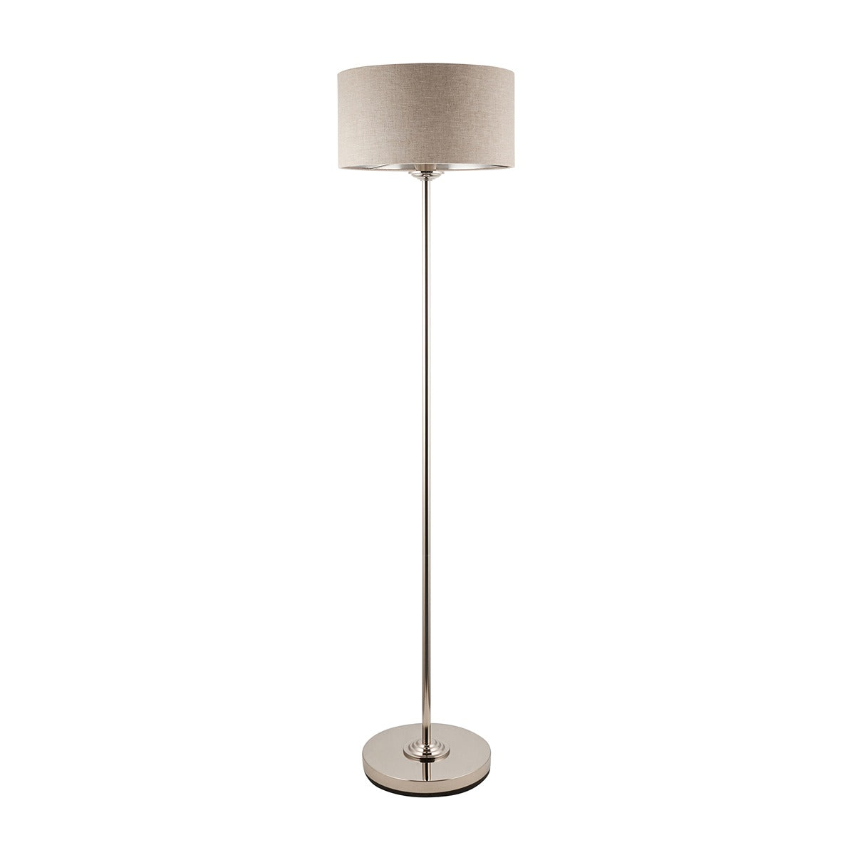 Hiden Floor Lamp - Brushed Chrome